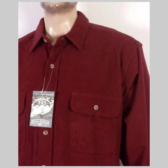 NWT Field & Stream Men's Wool Flannels Size Large - Picture 7 of 12